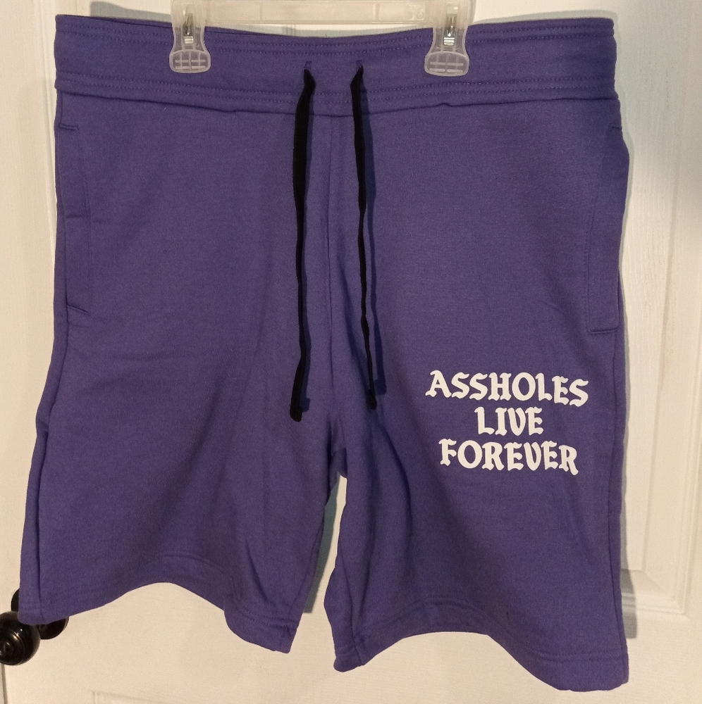 Brand new ALF purple medium sweat shorts
